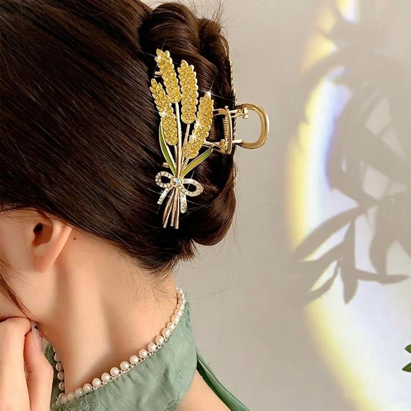 مشبك شعر بتصميم قمح مصنوع من س - مراجعة Women Formal Wear Designers وسعره