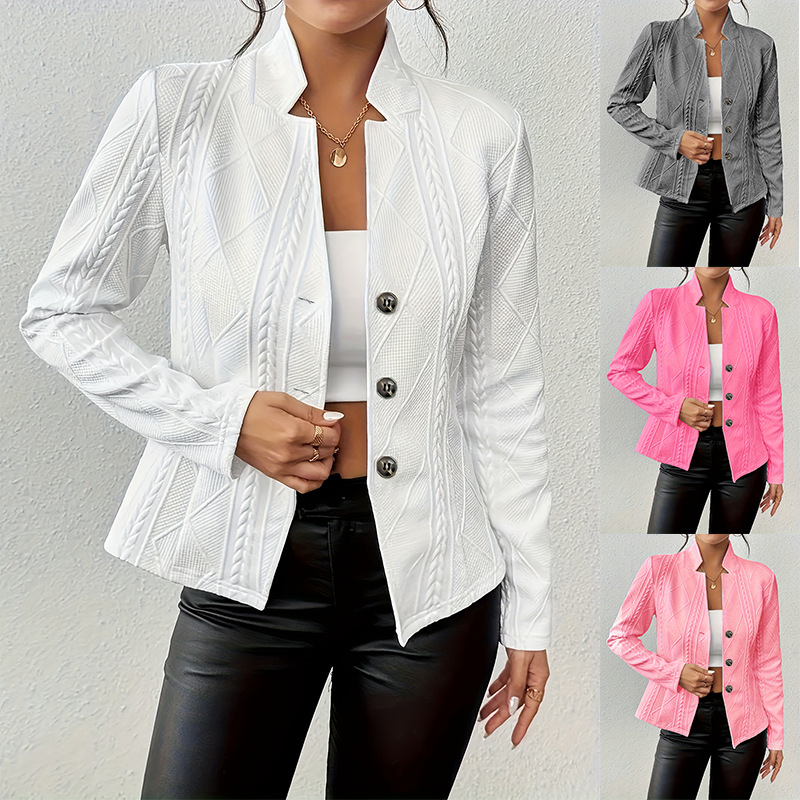 سترة نسائية جديدة للخريف والشت - مراجعة Women Formal Wear Stitching وسعره