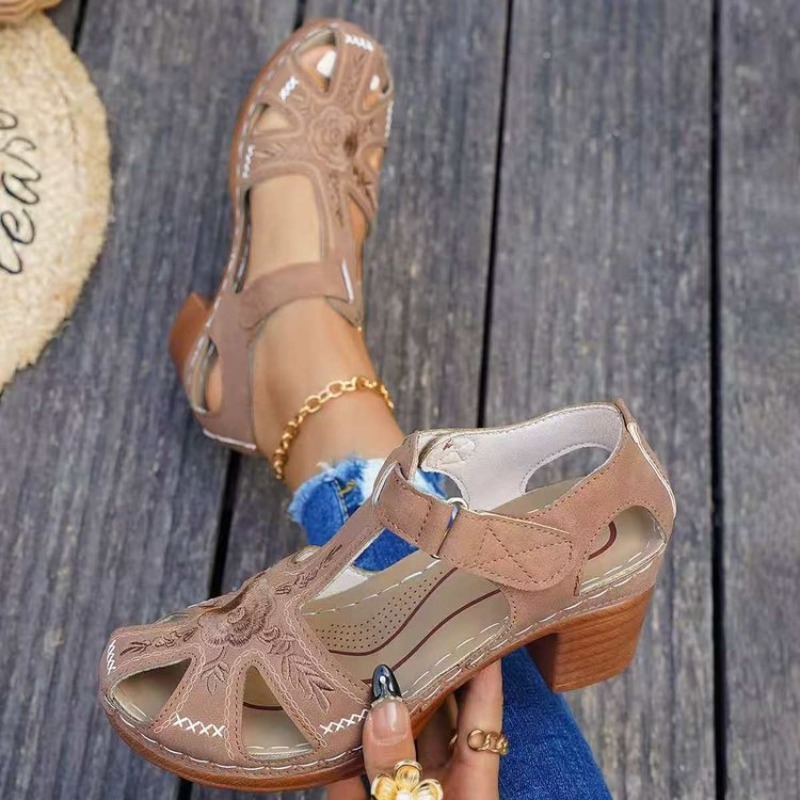 صنادل نسائية بكعب متوسط الارتف - مراجعة Women Formal Wear Footwear وسعره