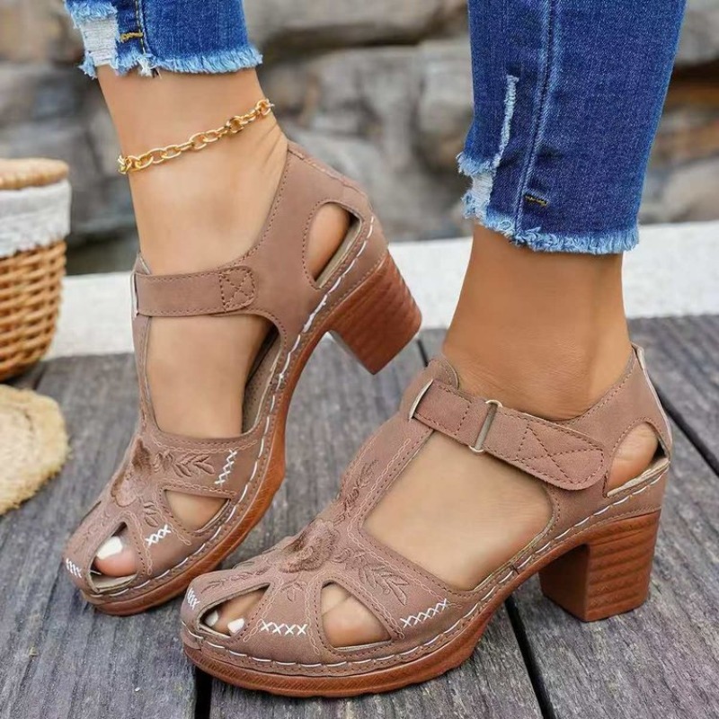 صنادل نسائية بكعب متوسط الارتف - مراجعة Women Formal Wear Footwear وسعره
