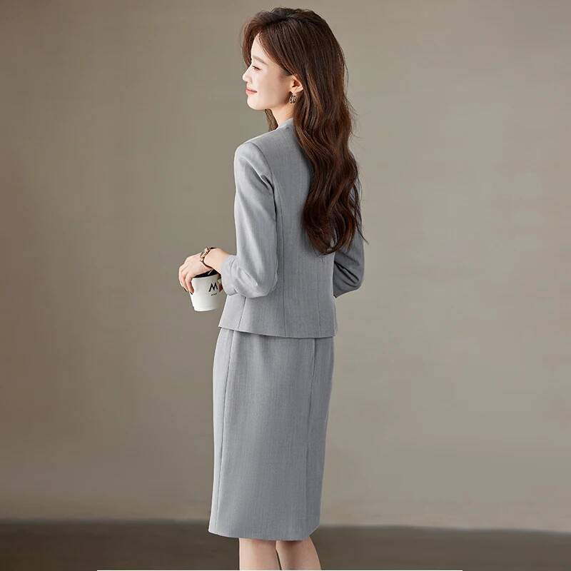 بليزرات نسائية رسمية ملابس عمل - مراجعة Women Formal Wear Stitching وسعره