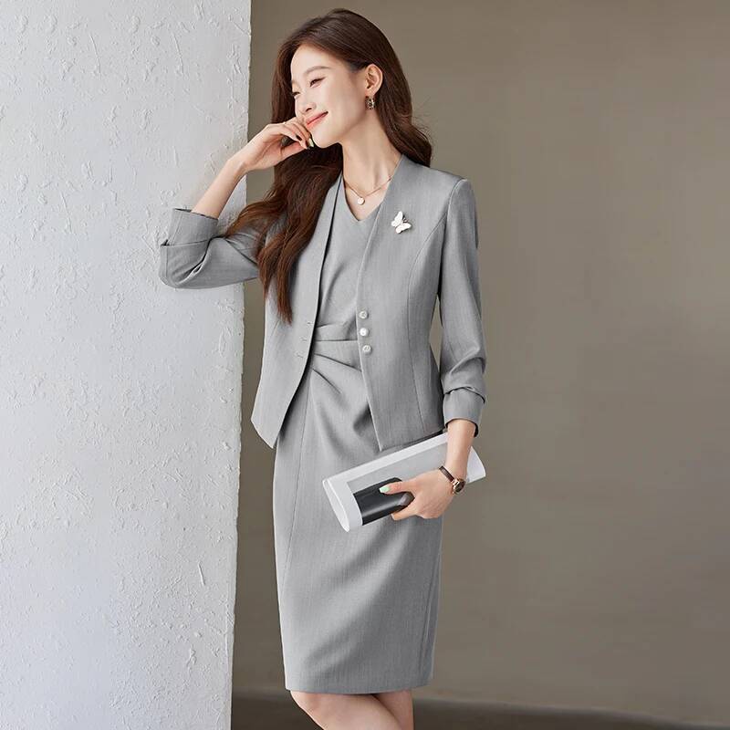 بليزرات نسائية رسمية ملابس عمل - مراجعة Women Formal Wear Stitching وسعره