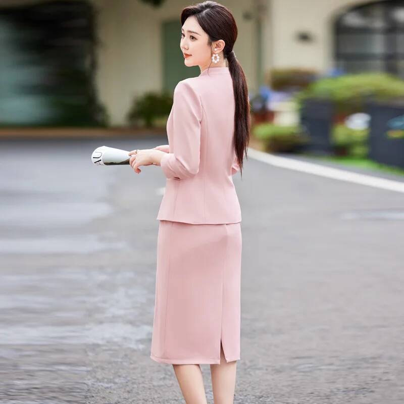 بدلات عمل نسائية رسمية للخريف  - مراجعة Women Formal Wear Stitching وسعره