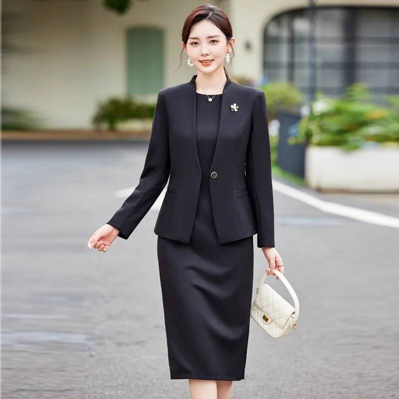 بدلات عمل نسائية رسمية للخريف  - مراجعة Women Formal Wear Stitching وسعره