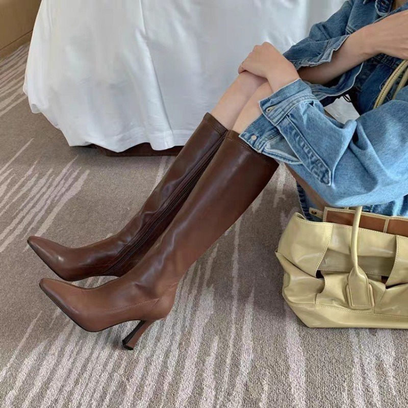 أحذية نسائية طويلة حتى الركبة  - مراجعة Women Formal Wear Footwear وسعره