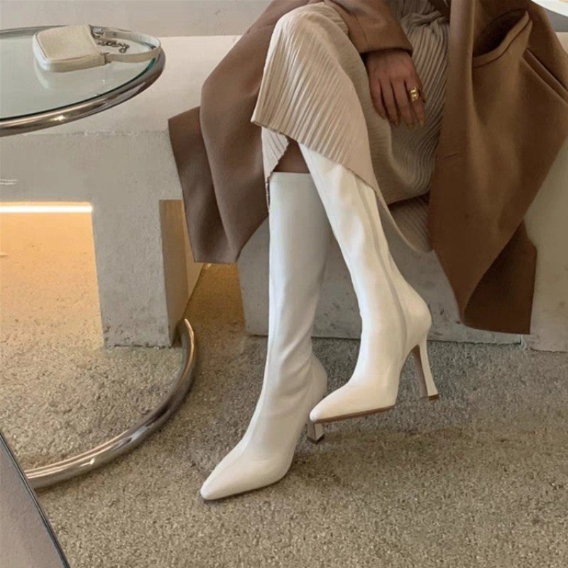 أحذية نسائية طويلة حتى الركبة  - مراجعة Women Formal Wear Footwear وسعره