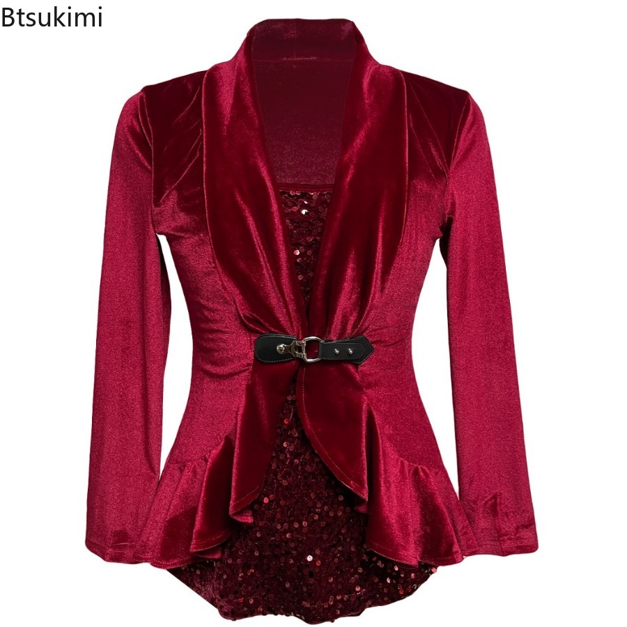 جديد 2026 بلوزة جاكيت نسائية ع - مراجعة Women Formal Wear Stitching وسعره