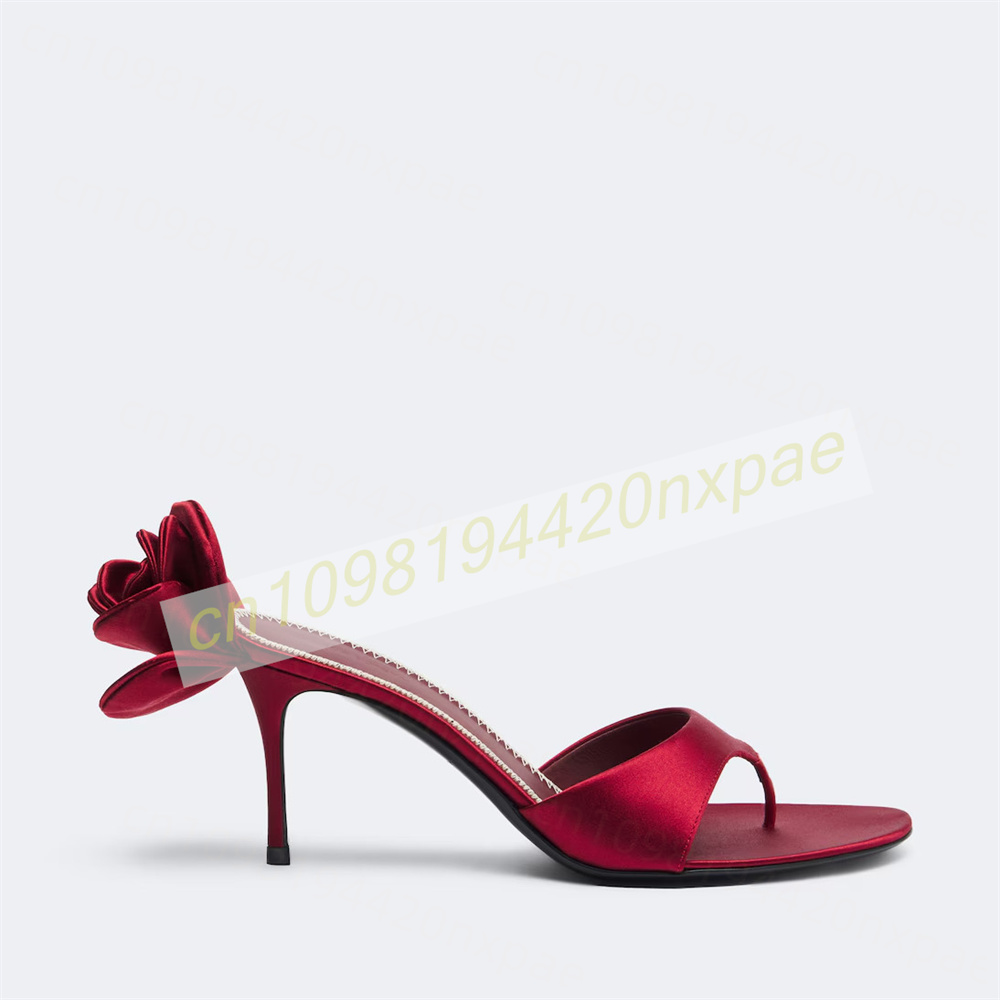 صنادل نسائية حمراء من الساتان  - مراجعة Women'S Formal Wear For Wedding وسعره