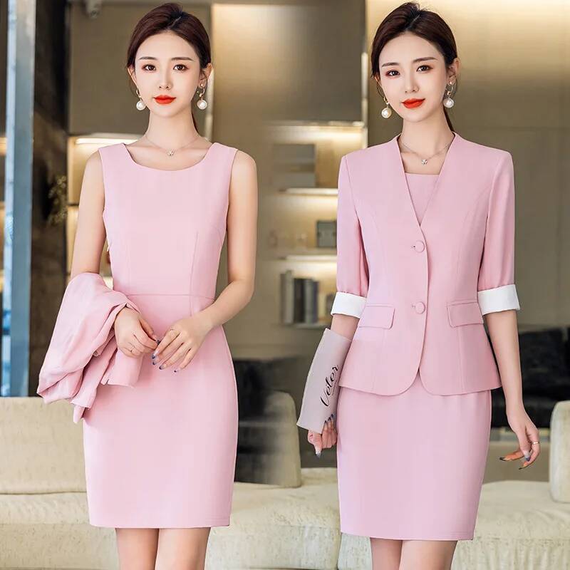 حجم كبير 5XL بدلة عمل نسائية ر - مراجعة Women Formal Wear Stitching وسعره