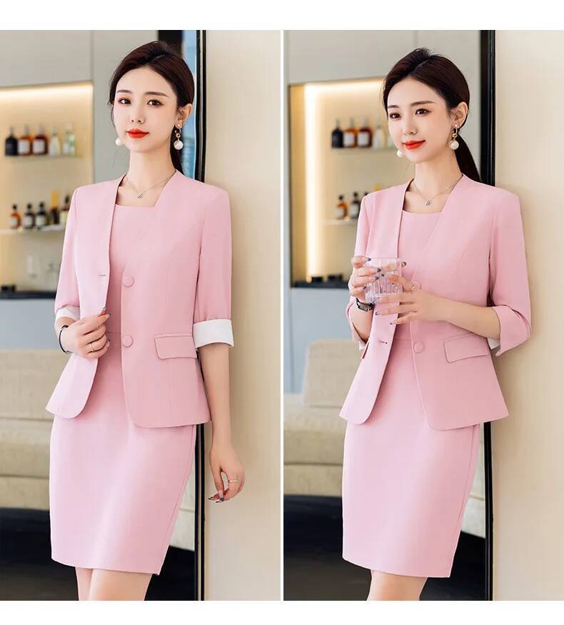 حجم كبير 5XL بدلة عمل نسائية ر - مراجعة Women Formal Wear Stitching وسعره