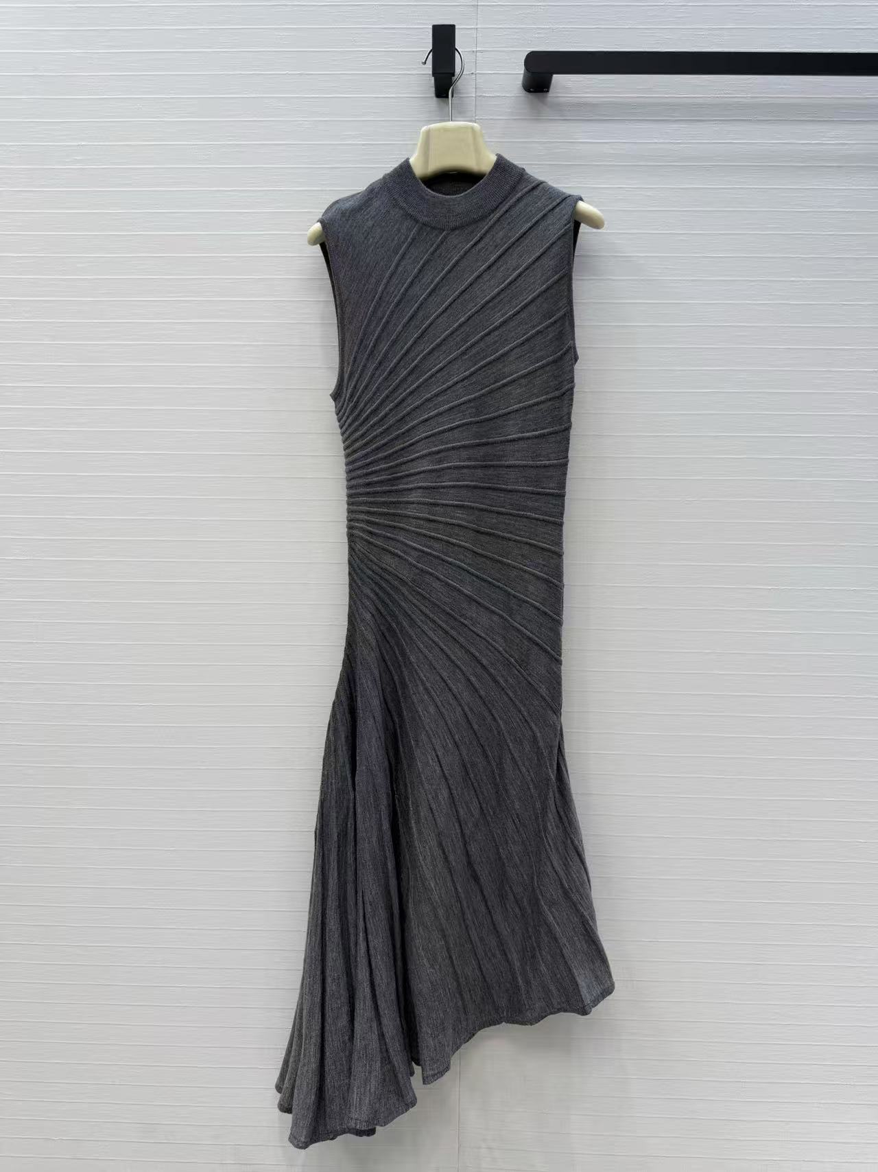 فستان محبوك بتصميم مطوي غير من - مراجعة Women Formal Wear Designers وسعره
