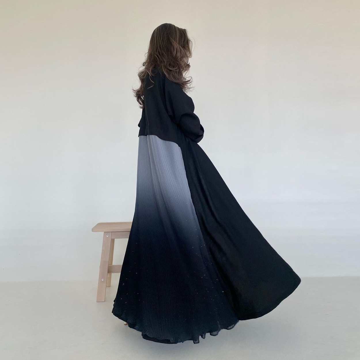 عباءة نسائية إسلامية مطوية بأس - مراجعة Women Formal Wear Stitching وسعره